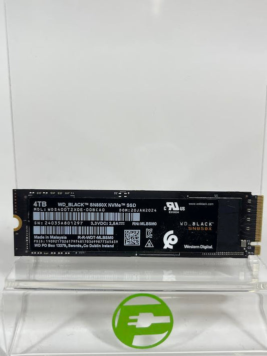 Western Digital WD M.2 2280 Black SN850X 4TB PCIe Gen4 x4 SSD NMB-003